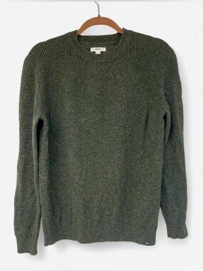 Brax Olive Green Rick crewneck pullover sweater - women’s oversized small medium